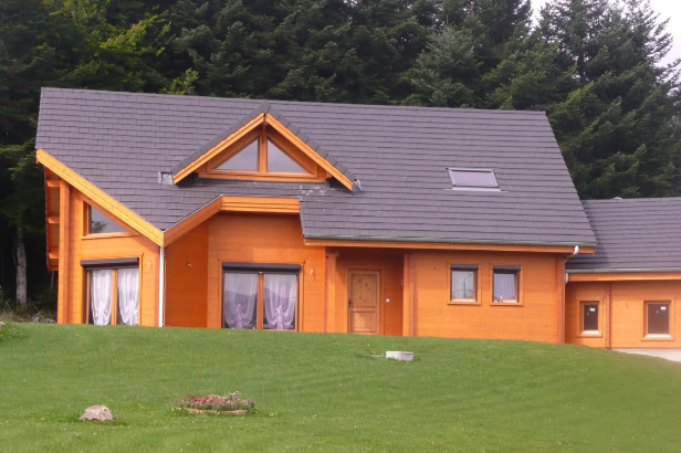 Maison madrier massif