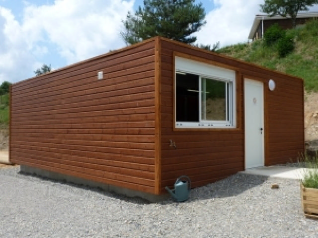 Modulaire bardage en bois