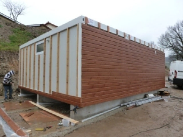 Modulaire bardage en bois