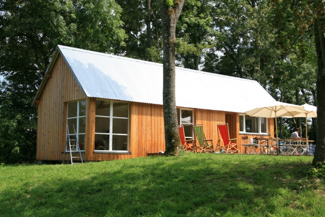 lea chalet ossature bois