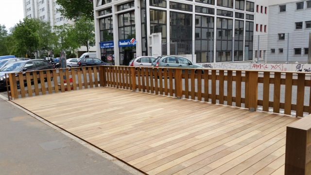 terrasse restaurant en IPE