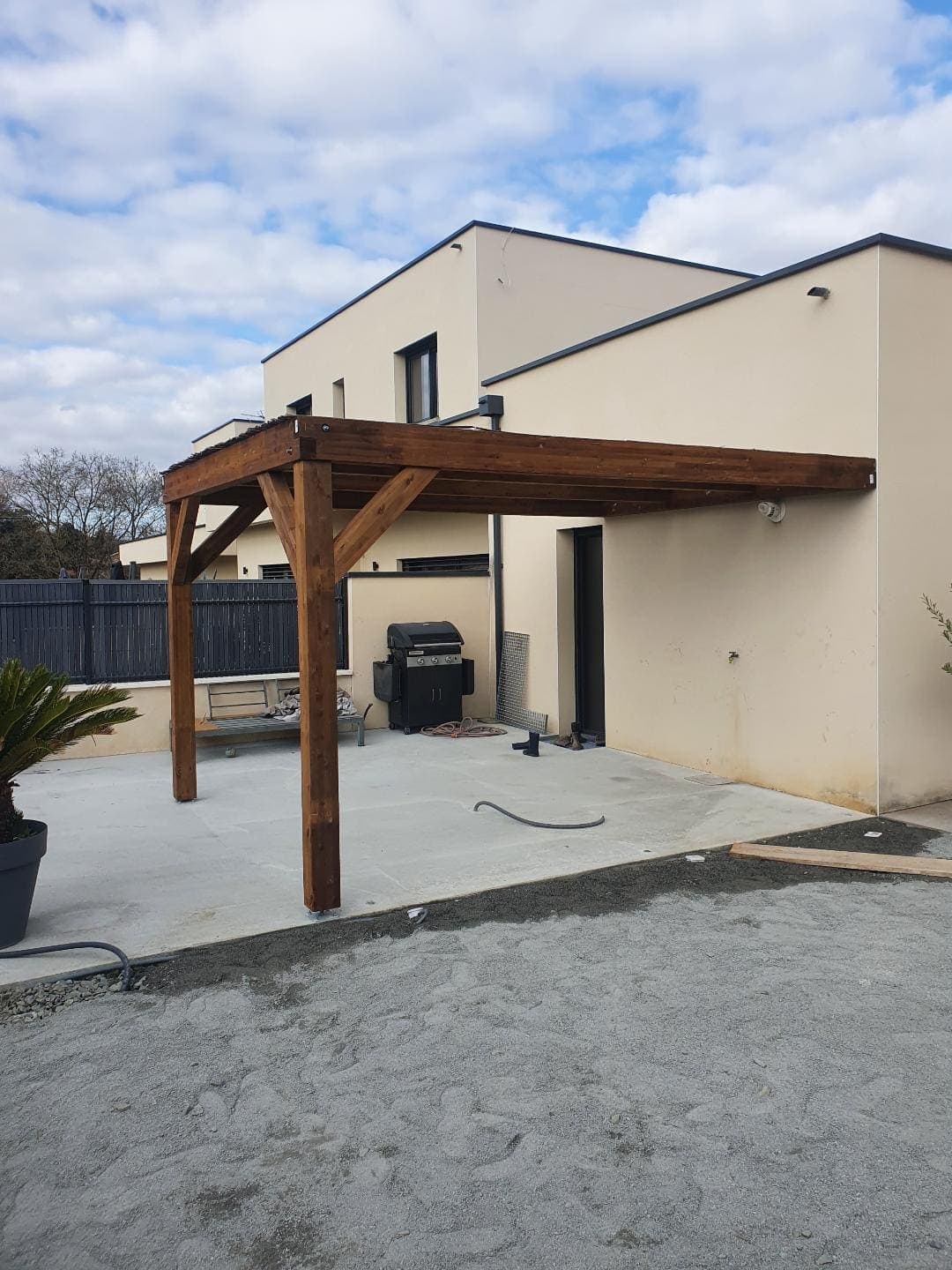 Pergola sur existant en kit